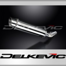 YAMAHA FZS600 FAZER 1998-2003 350mm ROUND STAINLESS BSAU SILENCER EXHAUST KIT