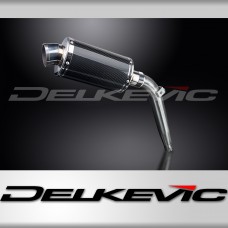 HONDA XL125V VARADERO 2001-2014 225mm OVAL CARBON SILENCER EXHAUST KIT