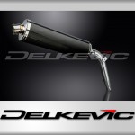 HONDA XL125V VARADERO 2001-2014 450mm OVAL CARBON BSAU SILENCER EXHAUST KIT