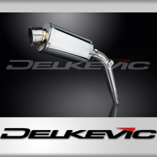 HONDA XL125V VARADERO 2001-2014 225mm OVAL STAINLESS SILENCER EXHAUST KIT