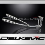 HONDA CBR1100XX BLACKBIRD FULL EXHAUST SYSTEM 350mm STAINLESS ROUND BSAU