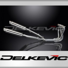 HONDA CBR1100XX BLACKBIRD FULL EXHAUST SYSTEM 350mm STAINLESS ROUND BSAU