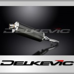 Yamaha XT250 Serow 2008-2019 350mm OVAL CARBON BSAU SILENCER EXHAUST KIT