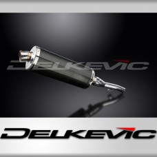 Yamaha XT250 Serow 2008-2019 350mm OVAL CARBON BSAU SILENCER EXHAUST KIT