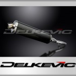 Yamaha XT250 Serow 2008-2019 450mm OVAL CARBON BSAU SILENCER EXHAUST KIT