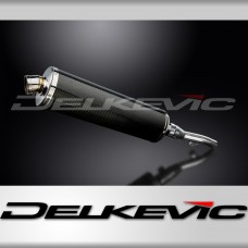 Yamaha XT250 Serow 2008-2019 450mm OVAL CARBON BSAU SILENCER EXHAUST KIT