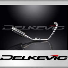 YAMAHA MT125 2014-2019 FULL EXHAUST SYSTEM 200mm CARBON ROUND SILENCER