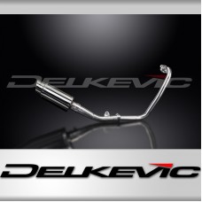 YAMAHA MT125 2014-2019 FULL EXHAUST SYSTEM 200mm STAINLESS ROUND SILENCER