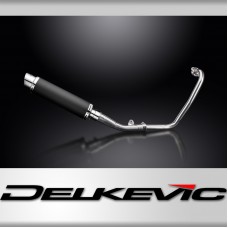 YAMAHA MT125 2014-2019 FULL EXHAUST SYSTEM 350mm CARBON ROUND BSAU SILENCER