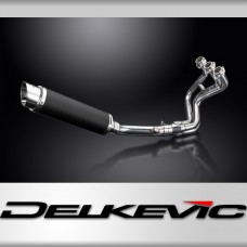 YAMAHA MT09 SPORT TRACKER 2014-2020 FULL EXHAUST 350mm CARBON ROUND SILENCER 