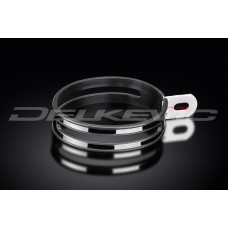 SILENCER STRAP 225/350/450mm OVAL DELKEVIC EXHAUST SILENCER INC RUBBER(STANDARD)