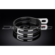 SILENCER STRAP 350/200mm ROUND DELKEVIC EXHAUST SILENCER INC RUBBER (B SHAPE)