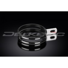 SILENCER STRAP 350/200mm ROUND DELKEVIC EXHAUST SILENCER INC RUBBER (STANDARD)