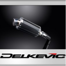 Kawasaki Ninja 400 2018-2023 225mm Oval Carbon Exhaust Silencer Can Kit