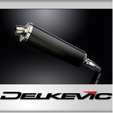 Kawasaki Ninja 400 2018-2023 450mm Oval Carbon Exhaust Silencer Can Kit