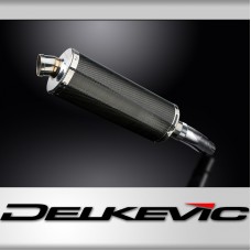 Kawasaki Ninja 400 2018-2023 350mm Oval Carbon Exhaust Silencer Can Kit