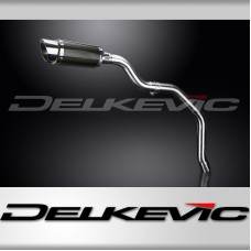 TRIUMPH DAYTONA 675/R 06-12 200mm ROUND CARBON  SILENCER EXHAUST KIT