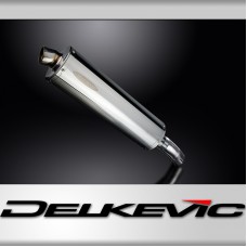 SUZUKI GSXR1000 2012-2016 450mm OVAL STAINLESS BSAU SILENCER EXHAUST KIT