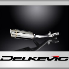 HONDA NT650V DEAUVILLE 1998-2005 200mm ROUND STAINLESS SILENCER EXHAUST KIT
