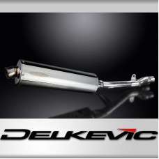 HONDA NT650V DEAUVILLE 1998-2005 450mm OVAL STAINLESS BSAU SILENCER EXHAUST KIT