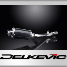 HONDA NT650V DEAUVILLE 1998-2005 225mm OVAL CARBON SILENCER EXHAUST KIT