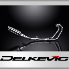 GW250 INAZUMA 2013-2017 / MINI 200mm (8 inch) ROUND SILENCER 2-1 COMPLETE SYSTEM 304 STAINLESS STEEL