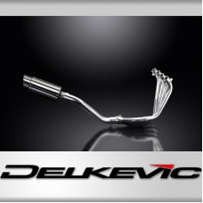 HONDA CBR650F CB650F 14-18 FULL EXHAUST SYSTEM 200mm STAINLESS ROUND SILENCER