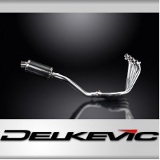 HONDA CBR650F CB650F 14-18 FULL EXHAUST SYSTEM 225mm CARBON OVAL SILENCER 