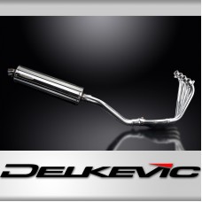 HONDA CBR650F CB650F 14-18 FULL EXHAUST SYSTEM 450mm STAINLESS OVAL SILENCER