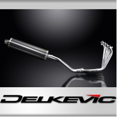 HONDA CBR650F CB650F 14-18 FULL EXHAUST SYSTEM 450mm CARBON OVAL SILENCER