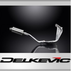 HONDA CBR650F CB650F 14-18 FULL EXHAUST SYSTEM 225mm STAINLESS OVAL SILENCER