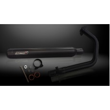 Kawasaki Vulcan S EN650 15-21 Full Exhaust 2-1 Ceramic 550mm Bull Nose Silencer