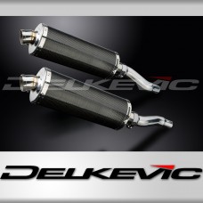 KAWASAKI GPZ500S 1987-2007 350mm CARBON BSAU SILENCER EXHAUST KIT