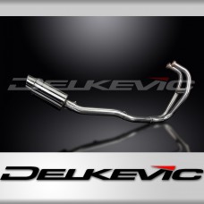 KAWASAKI GPZ500S  FULL 2-1 EXHAUST SYSTEM 200mm STAINLESS ROUND SILENCER