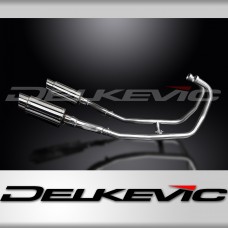 KAWASAKI GPZ500S  FULL 2-2 EXHAUST SYSTEM 200mm STAINLESS ROUND SILENCERS