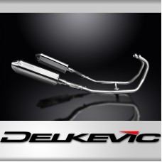 KAWASAKI GPZ500S  FULL 2-2 EXHAUST SYSTEM 320mm STAINLESS TRI BSAU SILENCERS