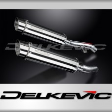 YAMAHA FJR1300 2006-2023 350mm ROUND STAINLESS BSAU SILENCER EXHAUST KIT