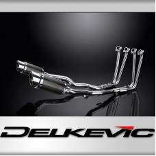 YAMAHA FJR1300 2006-2023 FULL EXHAUST SYSTEM 200mm CARBON ROUND SILENCERS