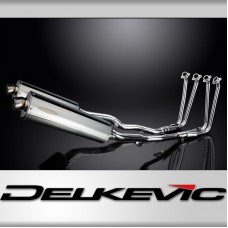 YAMAHA FJR1300 2006-2023 FULL EXHAUST SYSTEM 450mm STAINLESS OVAL BSAU SILENCERS