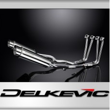 YAMAHA FJR1300 2006-2023 FULL EXHAUST SYSTEM 350mm STAINLESS ROUND SILENCER BSAU