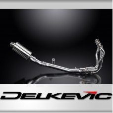 KAWASAKI Z900 17-19 FULL EXHAUST SYSTEM  225mm STAINLESS OVAL SILENCER 