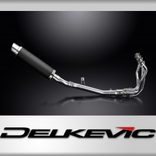 KAWASAKI Z900 17-19 FULL EXHAUST SYSTEM 350mm CARBON ROUND BSAU SILENCER