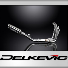 KAWASAKI Z900RS Z900SE 18-24 FULL EXHAUST SYSTEM 200mm STAINLESS ROUND SILENCER