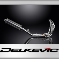 KAWASAKI Z900RS Z900SE 2018-2024 FULL EXHAUST SYSTEM 350mm CARBON OVAL SILENCER