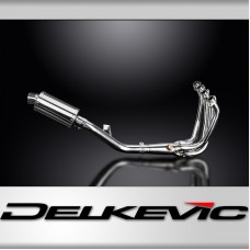 KAWASAKI Z900RS Z900SE 2018-24 FULL EXHAUST SYSTEM 225mm STAINLESS OVAL SILENCER