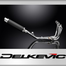 KAWASAKI Z900RS Z900SE 2018-2024 FULL EXHAUST SYSTEM 350mm CARBON ROUND SILENCER