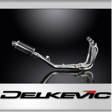 KAWASAKI Z900RS Z900SE 2018-2024 FULL EXHAUST SYSTEM 225mm CARBON OVAL SILENCER