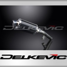 KAWASAKI KLZ1000 VERSYS 2015-18 225mm OVAL CARBON SILENCER EXHAUST KIT