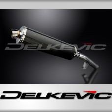 KAWASAKI KLZ1000 VERSYS 2015-18 450mm OVAL CARBON BSAU SILENCER EXHAUST KIT