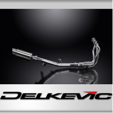 KAWASAKI KLZ1000 VERSYS 2015-18 FULL EXHAUST 200mm STAINLESS ROUND SILENCER